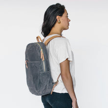 Load image into Gallery viewer, Waxed Canvas Backpack