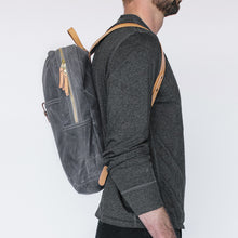Load image into Gallery viewer, Waxed Canvas Backpack