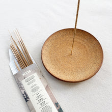 Load image into Gallery viewer, Ceramic Incense Plate + Campfire Incense (Cedar)