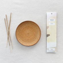 Load image into Gallery viewer, Ceramic Incense Plate + Campfire Incense (White Sage)
