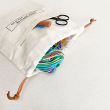 Load image into Gallery viewer, Fringe Supply Drawstring Pouch #108
