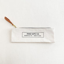 Load image into Gallery viewer, Fringe Supply Small Canvas Zip Bag #130