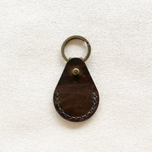 Load image into Gallery viewer, Leather Quarter Keychain
