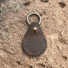 Load image into Gallery viewer, Leather Quarter Keychain