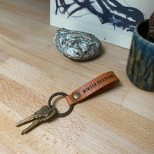 Load image into Gallery viewer, Leather Loop Keychain