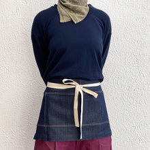 Load image into Gallery viewer, Denim Half Apron #127