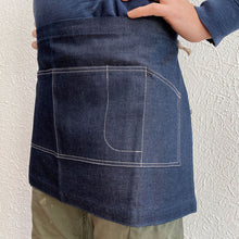 Load image into Gallery viewer, Denim Half Apron #126