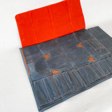 Load image into Gallery viewer, Waxed Canvas Knife Roll #124