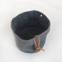 Load image into Gallery viewer, Medium Waxed Canvas Planter #104