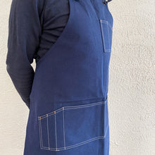 Load image into Gallery viewer, Canvas Crossback Apron #145
