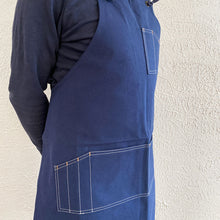 Load image into Gallery viewer, Canvas Crossback Apron #145