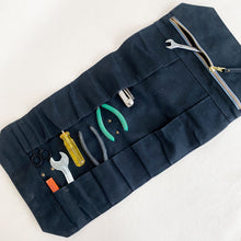 Load image into Gallery viewer, Waxed Canvas Tool Roll #102