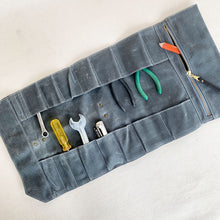 Load image into Gallery viewer, Waxed Canvas Tool Roll #101
