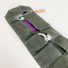 Load image into Gallery viewer, Waxed Canvas Utility Tool Roll #113
