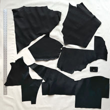 Load image into Gallery viewer, Horween Leather Scrap: Black (Lot 05)