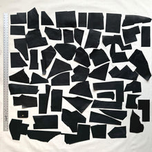 Load image into Gallery viewer, Horween Leather Scrap: Black (Lot 11)