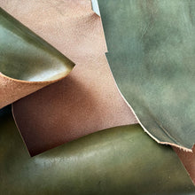 Load image into Gallery viewer, Horween Leather Scrap: Jade Green (Lot 02)