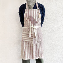 Load image into Gallery viewer, Ticking Apron #117