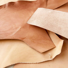 Load image into Gallery viewer, Leather Scrap: Natural Cowhide (Lot 18)
