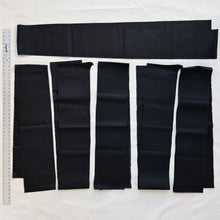 Load image into Gallery viewer, Waxed Canvas Scrap: Black (Lot 08)