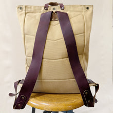 Load image into Gallery viewer, Canvas Snap Top Backpack