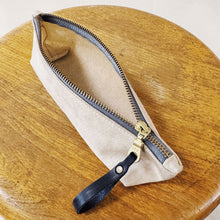 Load image into Gallery viewer, Waxed Canvas Zip Bag