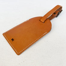 Load image into Gallery viewer, Leather Luggage Tag