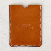 Load image into Gallery viewer, Leather Passport Sleeve