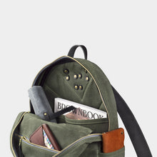 Load image into Gallery viewer, Waxed Canvas Backpack