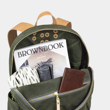 Load image into Gallery viewer, Waxed Canvas Backpack