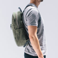 Load image into Gallery viewer, Waxed Canvas Backpack