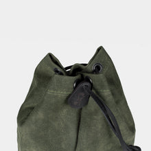 Load image into Gallery viewer, Waxed Canvas Drawstring Bag