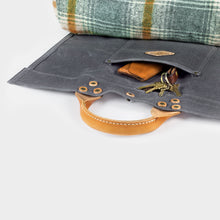 Load image into Gallery viewer, Waxed Canvas Log Tote