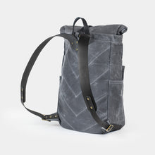 Load image into Gallery viewer, Waxed Canvas Roll Top Backpack