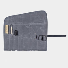 Load image into Gallery viewer, Waxed Canvas Pencil Roll Up