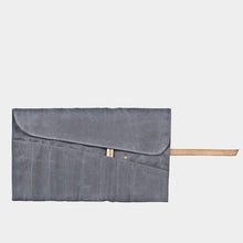 Load image into Gallery viewer, Waxed Canvas Pencil Roll Up