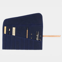 Load image into Gallery viewer, Waxed Canvas Pencil Roll Up