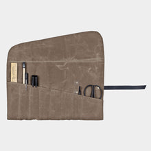 Load image into Gallery viewer, Waxed Canvas Pencil Roll Up