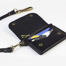 Load image into Gallery viewer, Small Trucker Wallet w/ Lanyard

