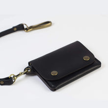 Load image into Gallery viewer, Small Trucker Wallet w/ Lanyard