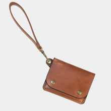 Load image into Gallery viewer, Small Trucker Wallet w/ Wristlet