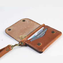 Load image into Gallery viewer, Small Trucker Wallet w/ Wristlet