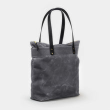 Load image into Gallery viewer, Waxed Canvas Zipper Tote Bag