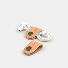 Load image into Gallery viewer, Leather Cord Keeper (Set of 2)