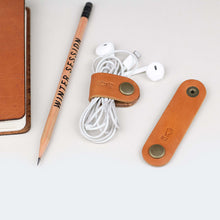 Load image into Gallery viewer, Leather Cord Keeper (Set of 2)