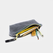 Load image into Gallery viewer, Waxed Canvas Zip Bag