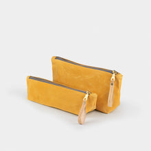 Load image into Gallery viewer, Waxed Canvas Zip Bag