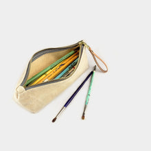 Load image into Gallery viewer, Waxed Canvas Zip Bag