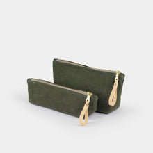 Load image into Gallery viewer, Waxed Canvas Zip Bag
