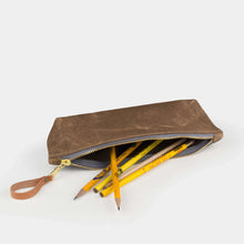 Load image into Gallery viewer, Waxed Canvas Zip Bag